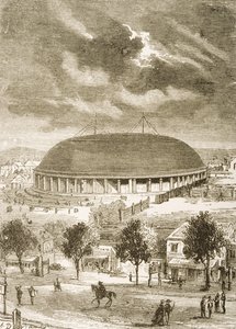Le Tabernacle Mormon, c.1870, de 